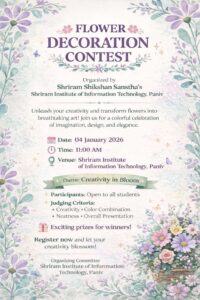 Flower Decoration Competition at SIIT panive